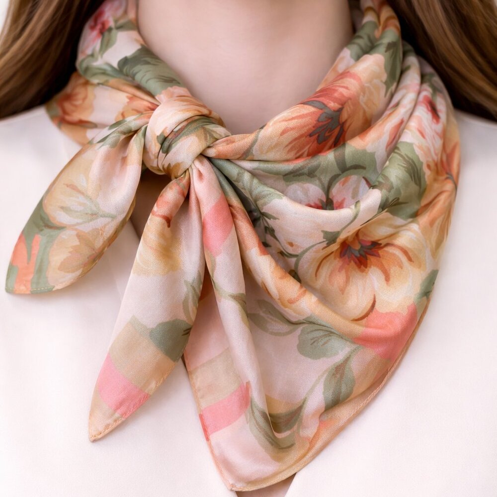 Floral Print Scarf